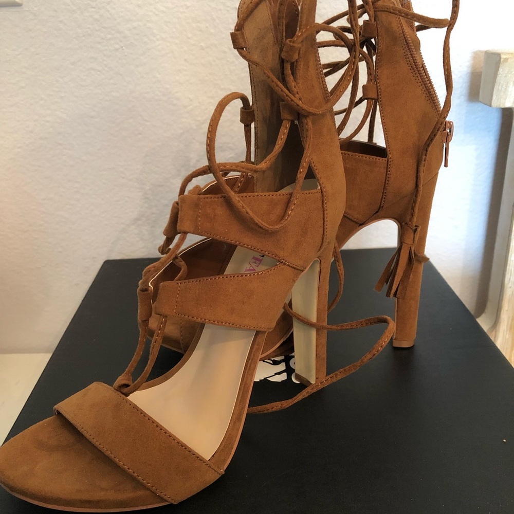 Just fab lace up heels